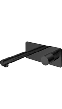 Встраиваемый смеситель BOHEME Stick 125-BB.2 Black ручка Touch