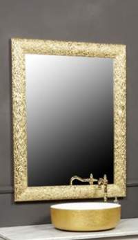 Зеркало ARMADI ART Linea 75 белый/золото